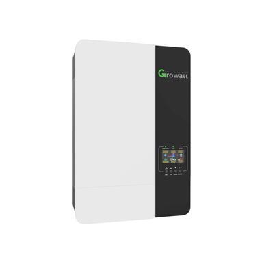 سانورتر 5 کیلووات، 48 ولت، 100 آمپر MPPT برند Growatt مدل SPF 5000 ES