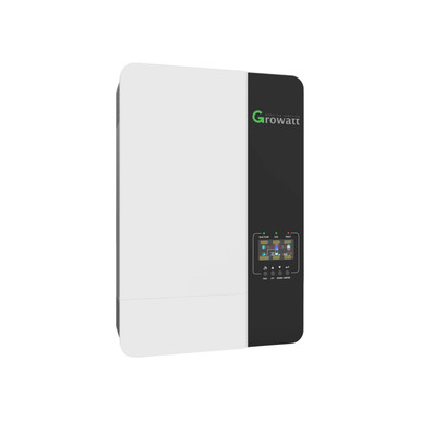 سانورتر 5 کیلووات، 48 ولت، 100 آمپر MPPT برند Growatt مدل SPF 5000 ES